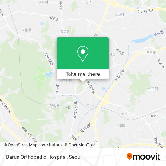 Barun Orthopedic Hospital map