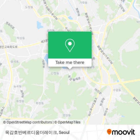 목감호반베르디움더레이크 map