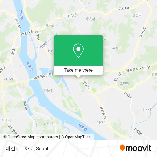 대신Ic교차로 map