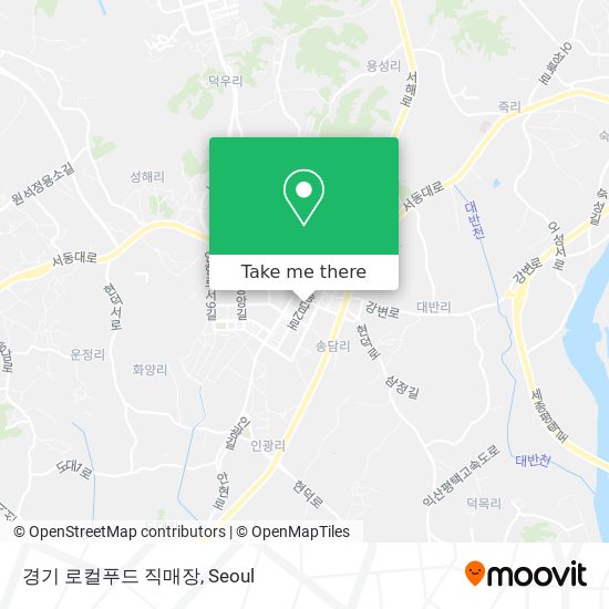 경기 로컬푸드 직매장 map