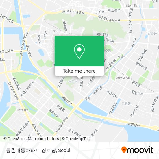 동춘대동아파트 경로당 map