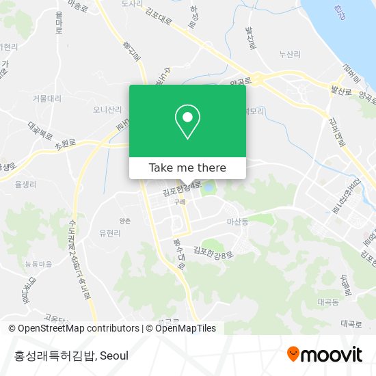 홍성래특허김밥 map