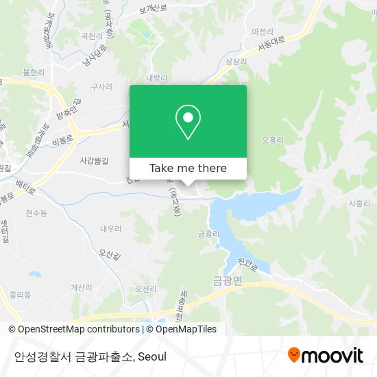 안성경찰서 금광파출소 map