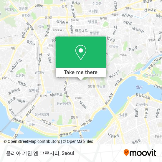 올리아 키친 앤 그로서리 map