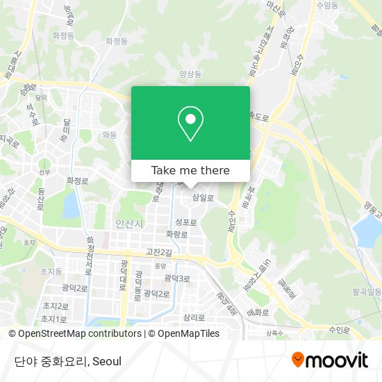 단야 중화요리 map