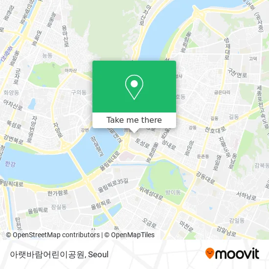 아랫바람어린이공원 map