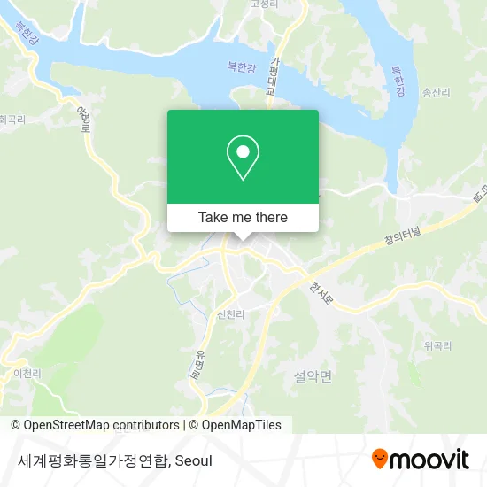세계평화통일가정연합 map