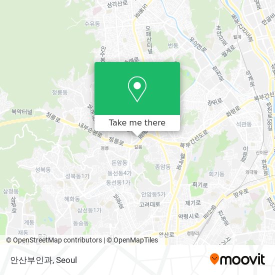 안산부인과 map