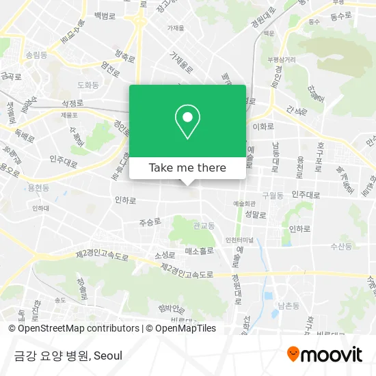 금강 요양 병원 map