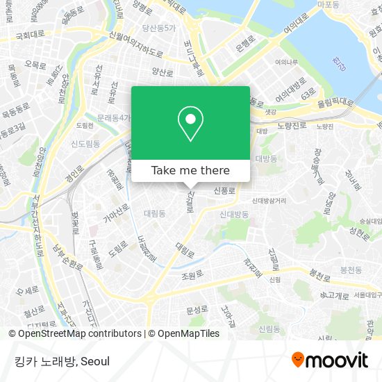 킹카 노래방 map