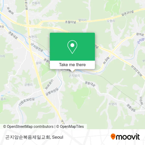 곤지암순복음제일교회 map
