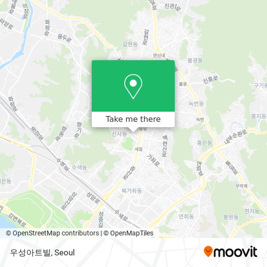 우성아트빌 map