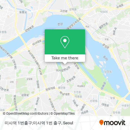 미사역 1번출구;미사역 1번 출구 map