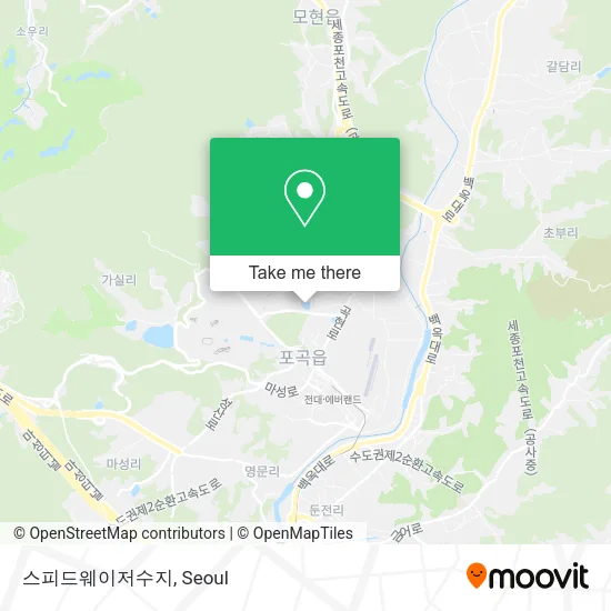 스피드웨이저수지 map
