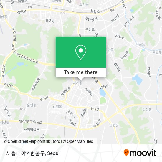 시흥대야 4번출구 map