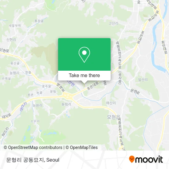 문형리 공동묘지 map