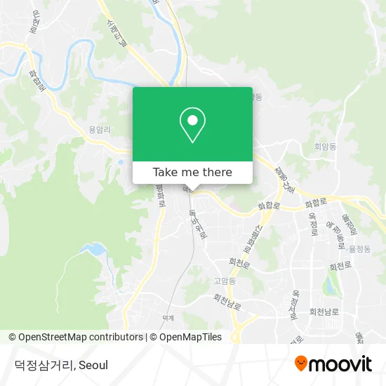 덕정삼거리 map