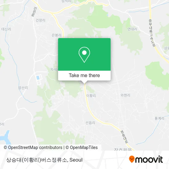 상승대(이황리)버스정류소 map