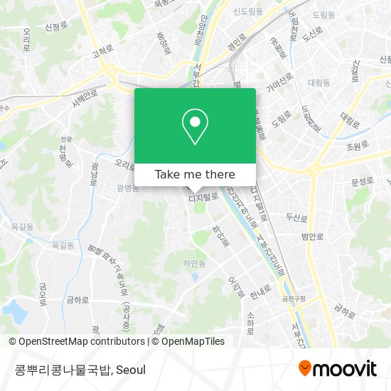 콩뿌리콩나물국밥 map