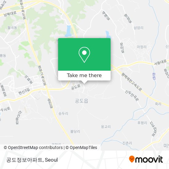 공도정보아파트 map