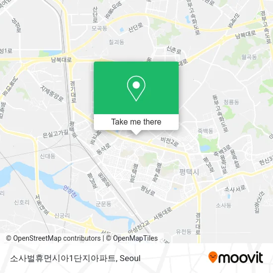소사벌휴먼시아1단지아파트 map