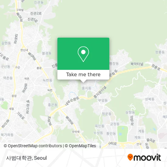 사범대학관 map