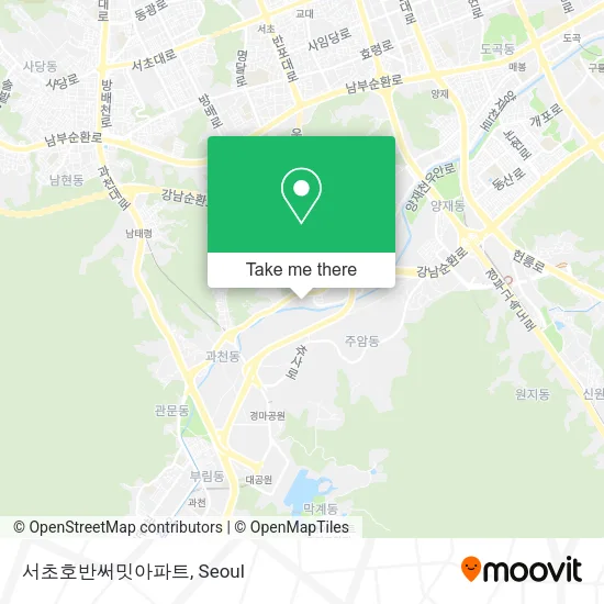 서초호반써밋아파트 map