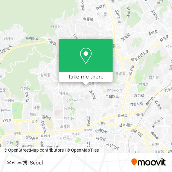 우리은행 map