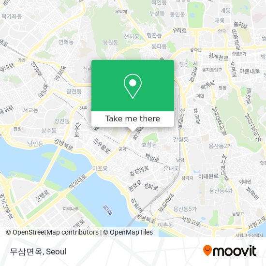 무삼면옥 map