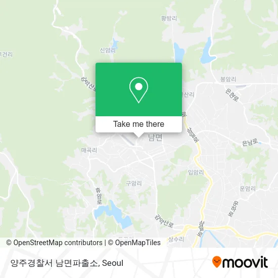 양주경찰서 남면파출소 map