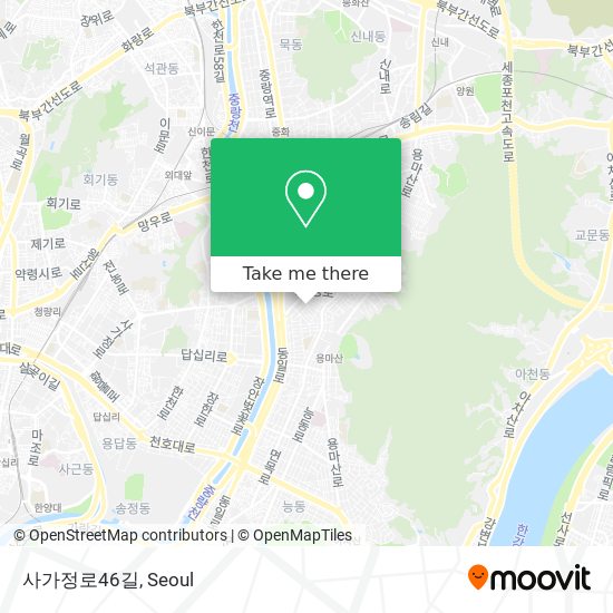 사가정로46길 map