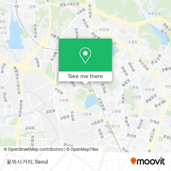 꽃뫼사거리 map