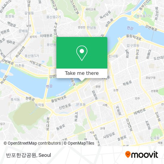 반포한강공원 map