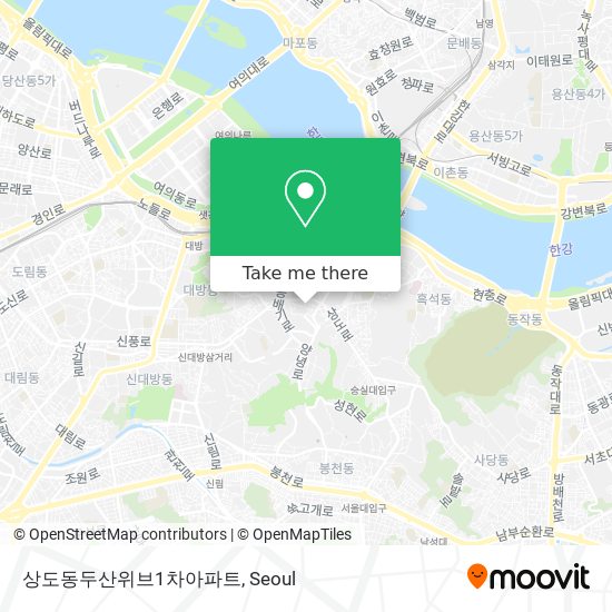 상도동두산위브1차아파트 map