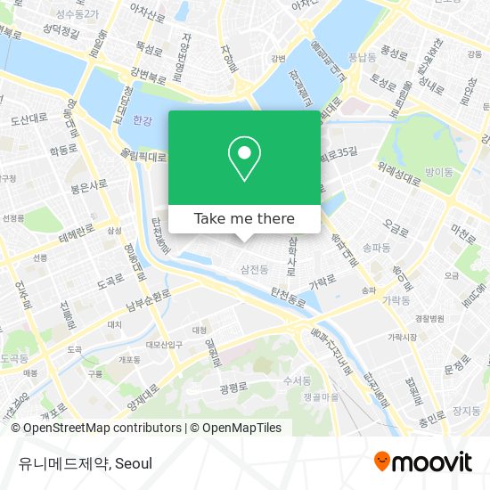 유니메드제약 map