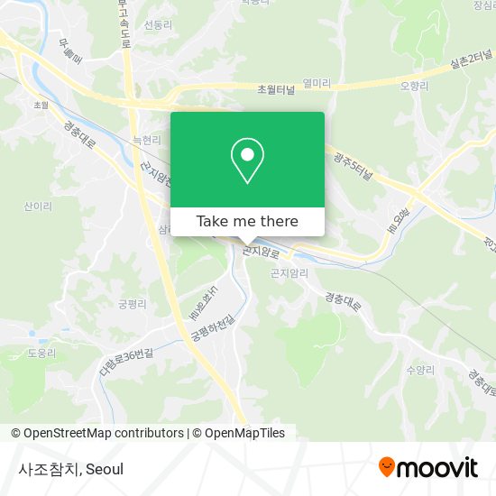 사조참치 map