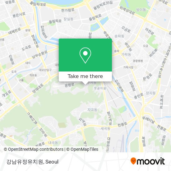 강남유정유치원 map