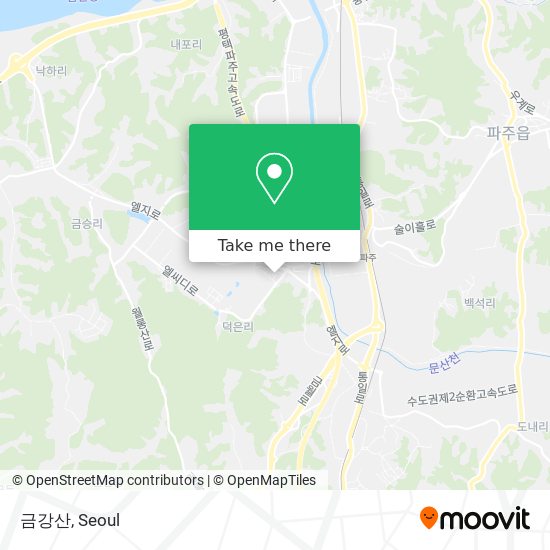 금강산 map