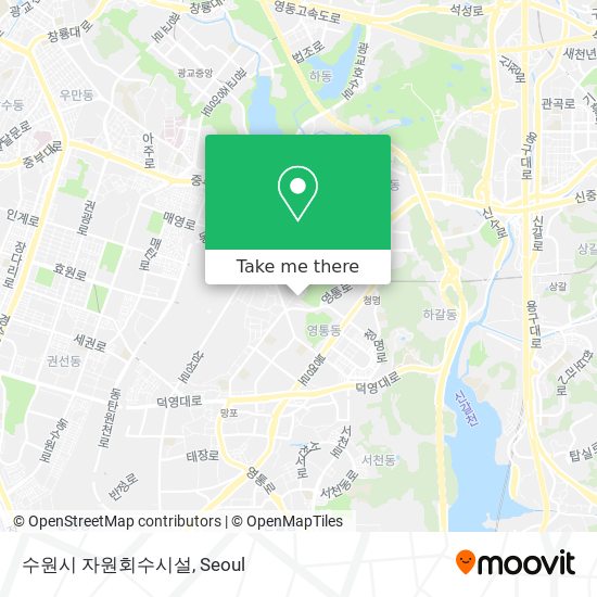 수원시 자원회수시설 map