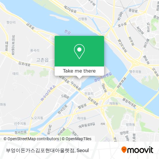 부엉이돈가스김포현대아울렛점 map