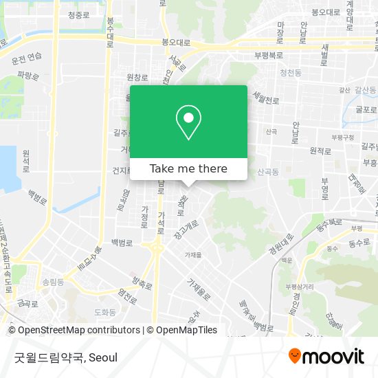 굿윌드림약국 map