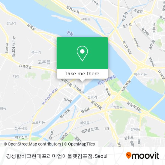 경성함바그현대프리미엄아울렛김포점 map
