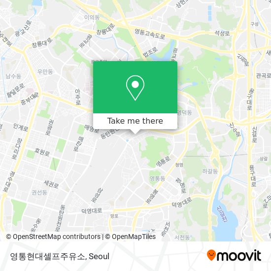 영통현대셀프주유소 map