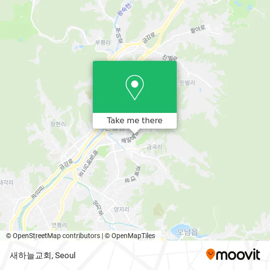 새하늘교회 map