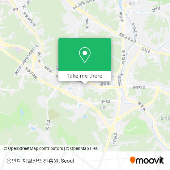 용인디지털산업진흥원 map