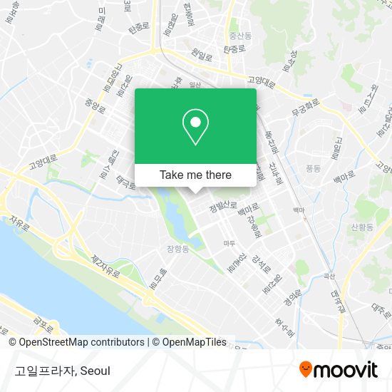 고일프라자 map