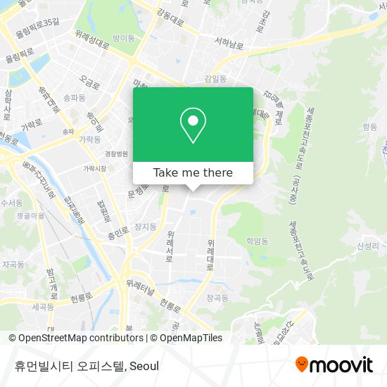 휴먼빌시티 오피스텔 map