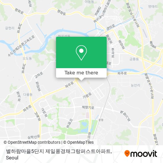 별하람마을5단지 제일풍경채그랑퍼스트아파트 map