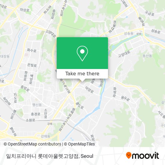 일치프리아니 롯데아울렛고양점 map