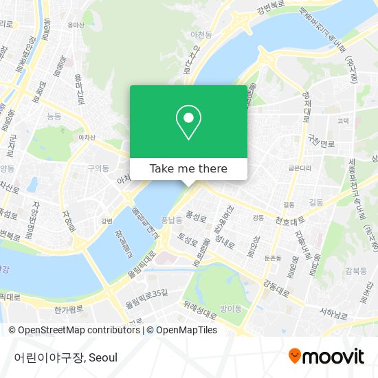 어린이야구장 map